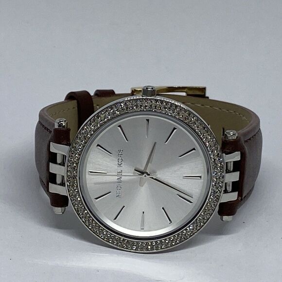 Michael Kors Darci MK3190 Women's Brown Leather Analog Dial Quartz Watch JK111 - Picture 7 of 12